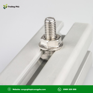 Bulong chữ T M8x40 thích hợp cho mối ghép có nhiều lớp ke, long đen, đệm hoặc bản mã.