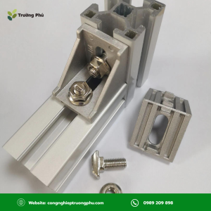 Bulong chữ T inox 304 M5x20 phù hợp lắp phụ kiện, gá đỡ và khung nhôm định hình.