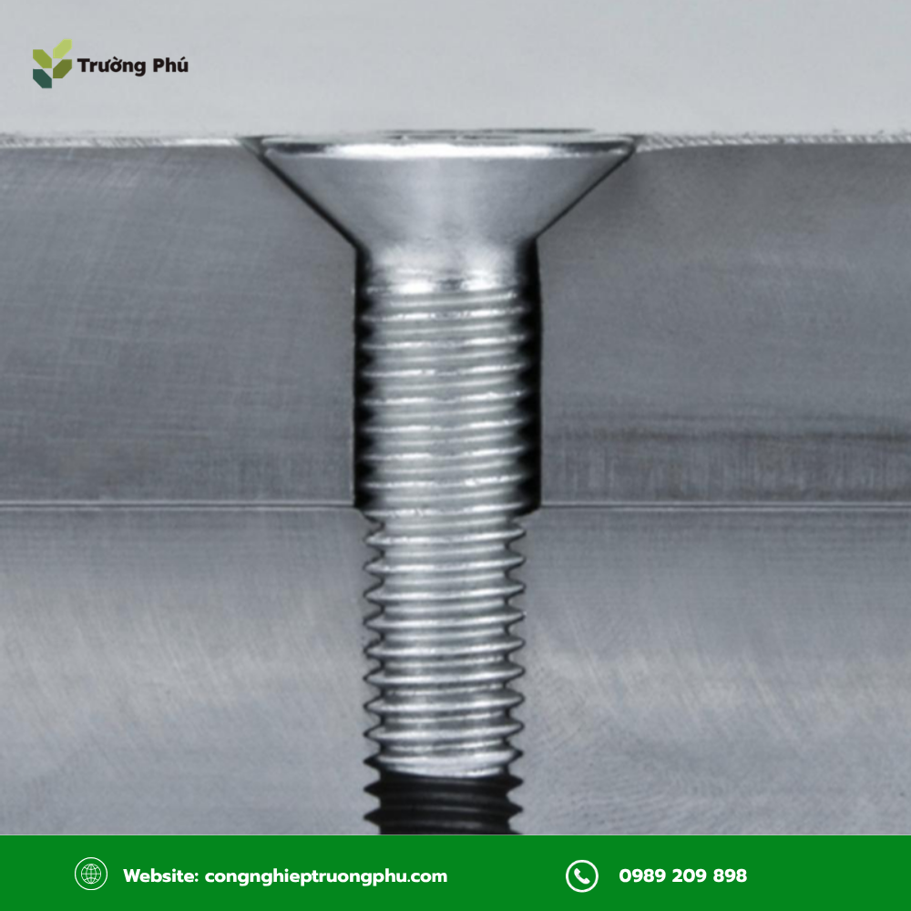 Bulong đầu chìm cho bề mặt phẳng, gọn đẹp, hạn chế vướng khi lắp đặt
