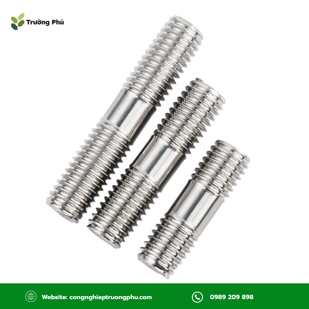 Bulong hai đầu ren tiện lợi cho liên kết gỗ và các chi tiết cơ khí