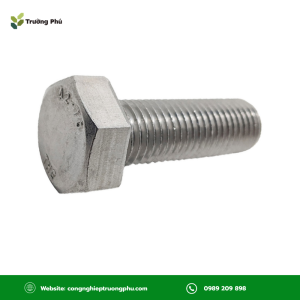 Bulong Inox 304 M12x40 DIN 933 chiều dài cân đối, phù hợp nhiều cụm lắp máy, khung inox.
