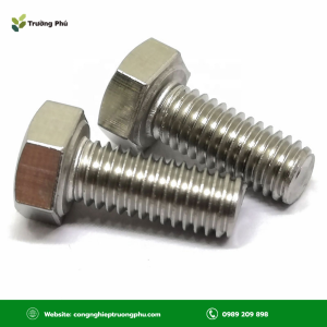 Bulong inox 304 M12x60 DIN 933 cần vệ sinh ren trước khi lắp để hạn chế hiện tượng kẹt ren.