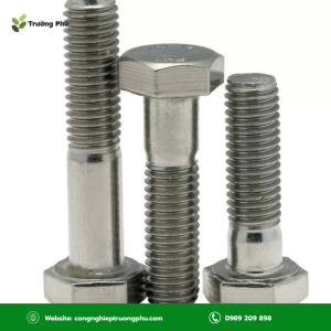 Bulong inox 304 M8x35 DIN 931 ren lửng, thân trơn, phù hợp cho liên kết cơ khí công nghiệp.