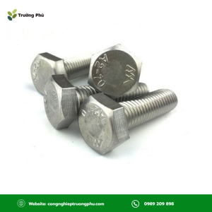 Bulong Inox 304 M4x30 DIN 933  ren suốt, phù hợp cho các mối ghép có tổng độ dày lớn hơn.