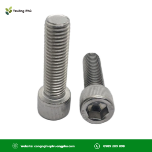Vít Inox 304 M6x15 DIN 912 lựa chọn gọn chắc cho tấm gá, nắp máy, cảm biến, đồ gá.