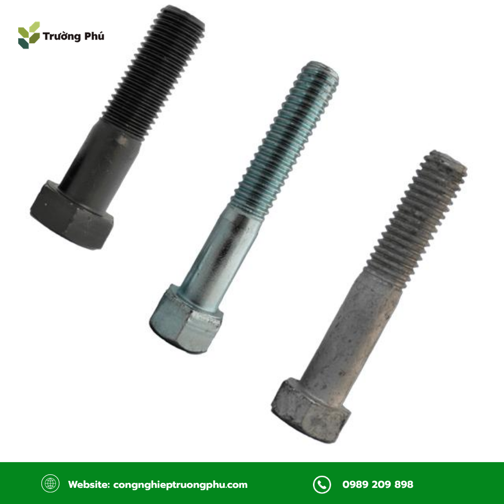 Bulong liên kết được phân loại theo chất liệu gồm thép đen mạ kẽm và inox