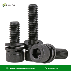 Vít M8x35 DIN 912 12.9 khi dùng với long đen vênh, cần kiểm tra lại chiều dài vít và độ ăn ren. 