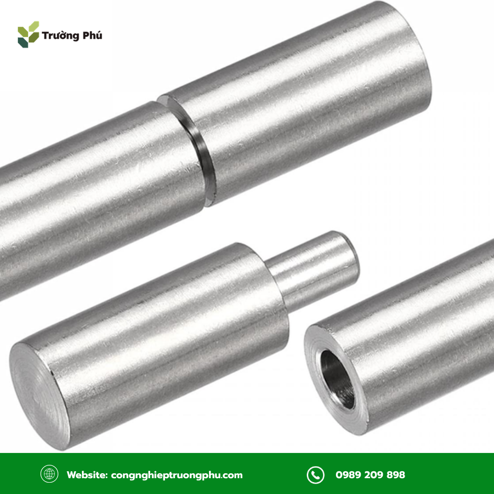 Bản lề cối dùng cho cổng sắt và cửa thép, với kết cấu trục đứng chắc chắn