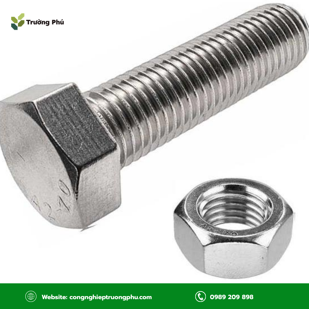 Bulong lục giác ngoài DIN 933 có ren suốt, dễ lắp đặt và phù hợp nhiều mối ghép cơ khí.