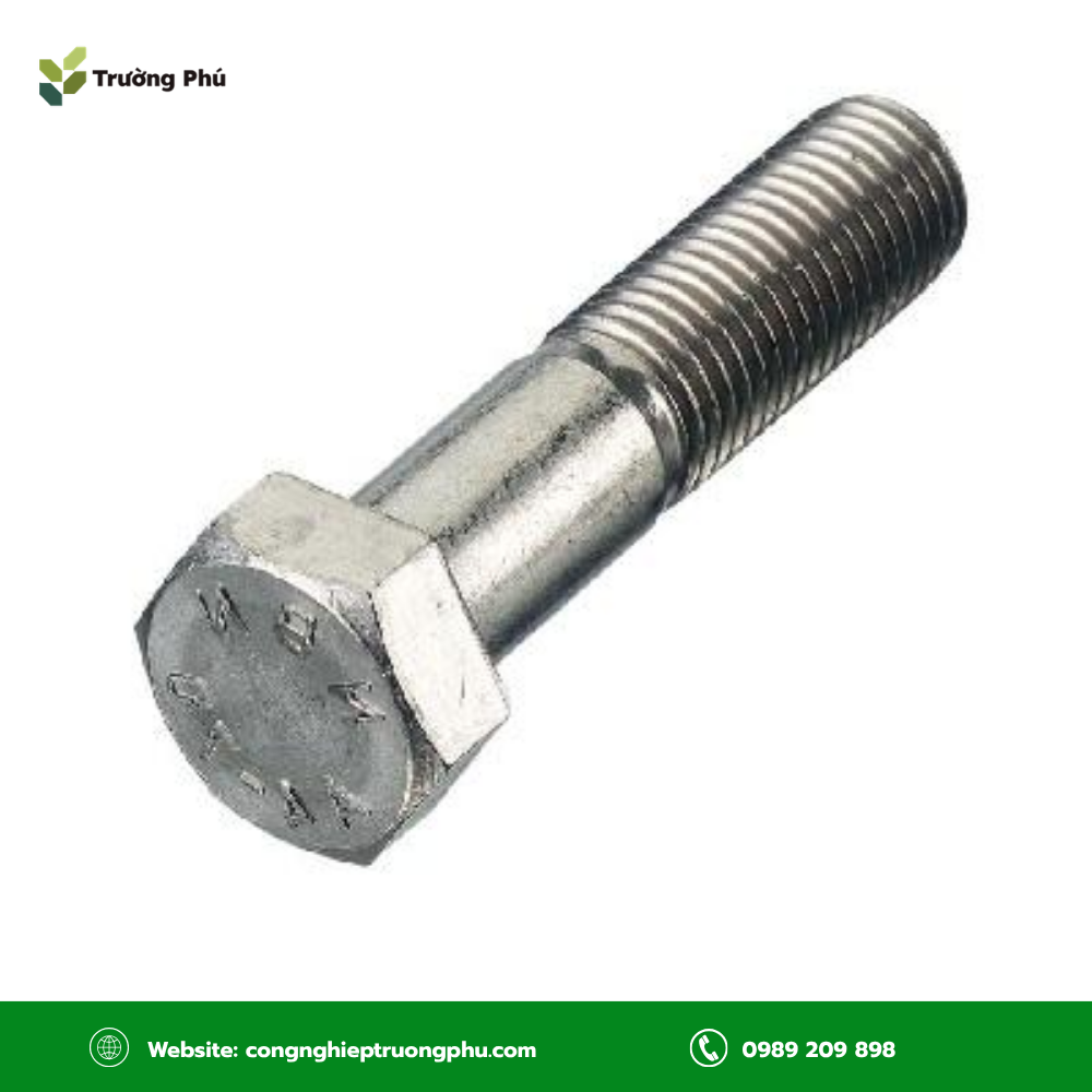 Bulong lục giác ngoài ren lửng có phần thân trơn, phù hợp cho các liên kết chịu tải và lực cắt.