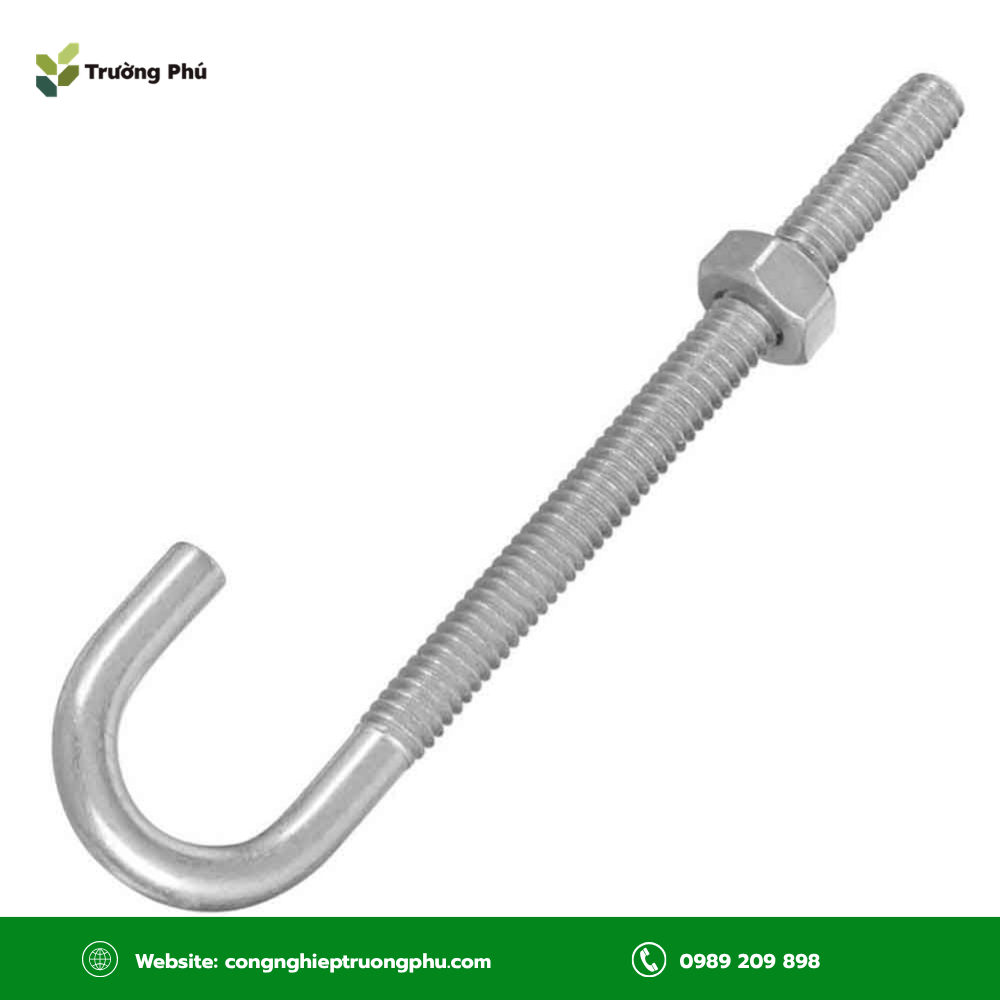 Bulong neo móng được đặt trong bê tông để liên kết chân cột, chân máy với móng.