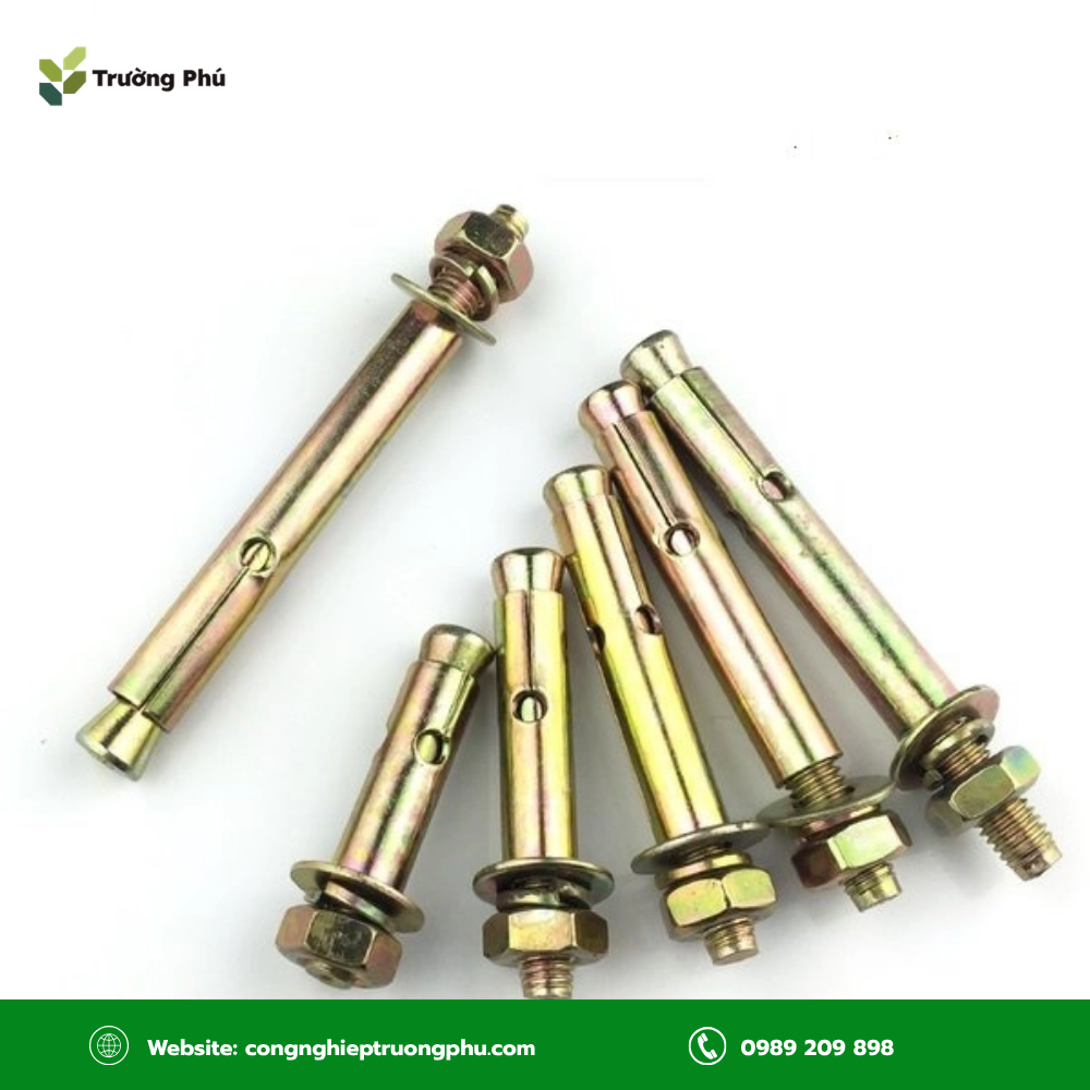 Bulong nở tạo liên kết bằng cơ chế bung nở và ép chặt vào thành lỗ khoan.