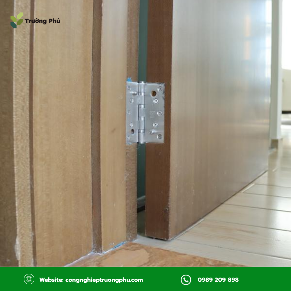 Góc mở mong muốn quyết định loại bản lề phù hợp.