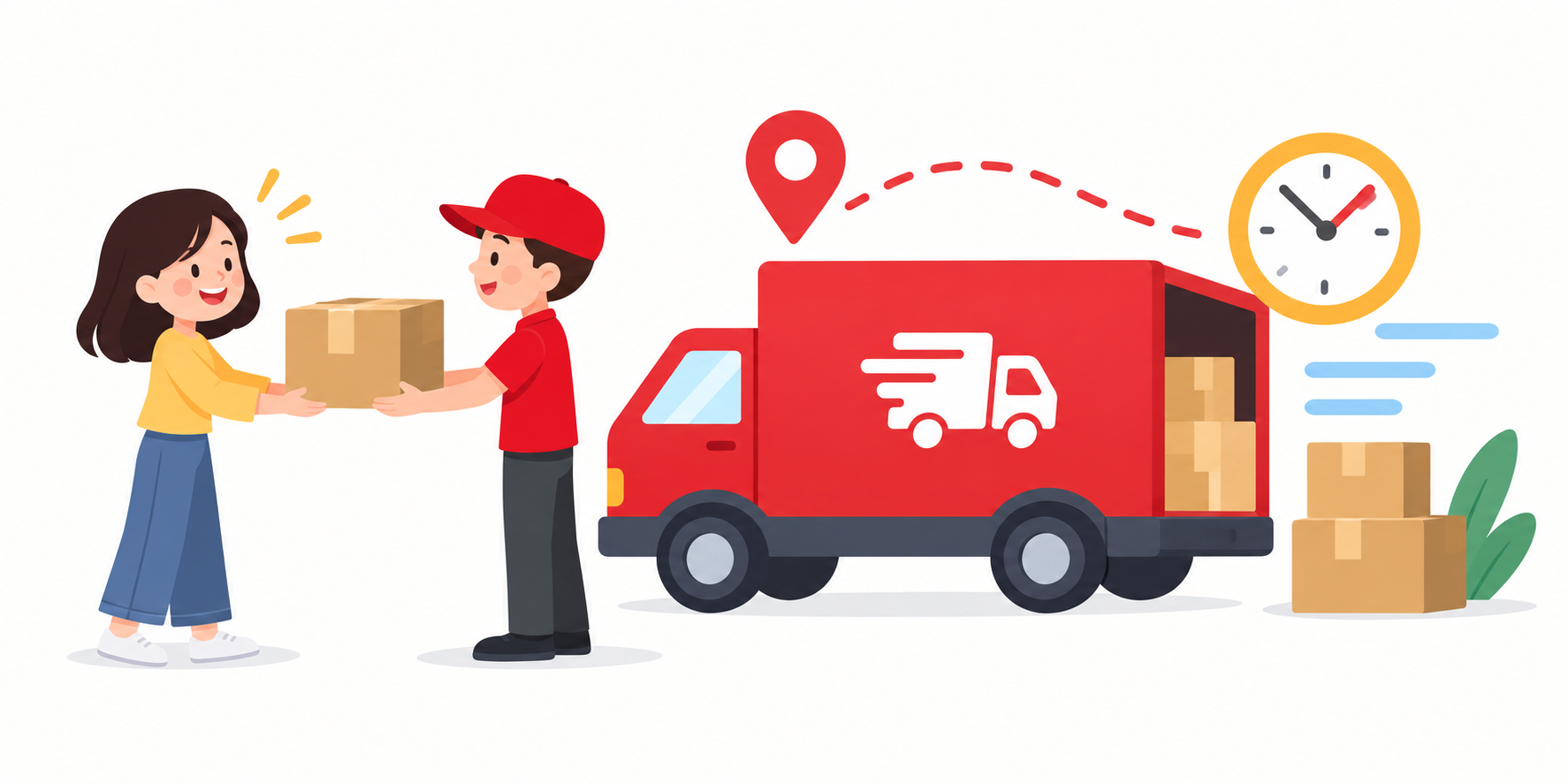Các hình thức vận chuyển và phương án giao hàng phù hợp với từng đơn hàng