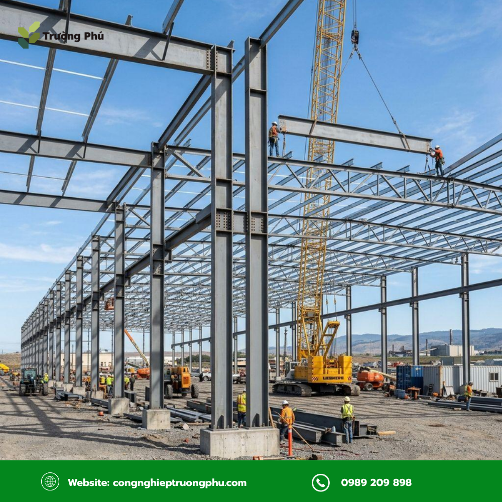 Bulong 8.8 trong kết cấu nhà thép tiền chế và nhà xưởng công nghiệp.