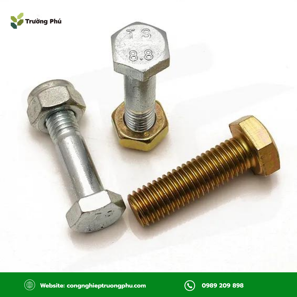 So sánh bulong DIN 931 ren lửng và DIN 933 ren suốt cấp bền 8.8.