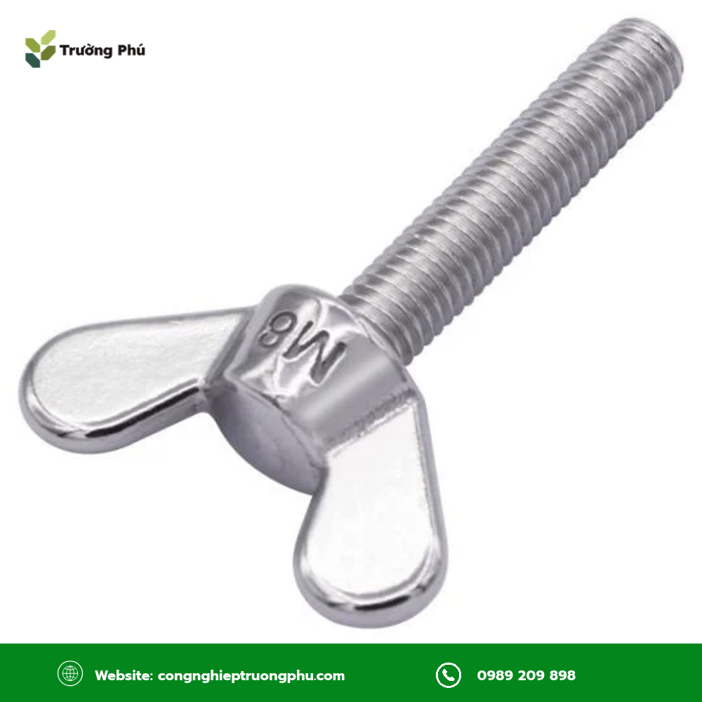 Bulong tai hồng inox 316 - chống ăn mòn tốt, phù hợp môi trường biển.