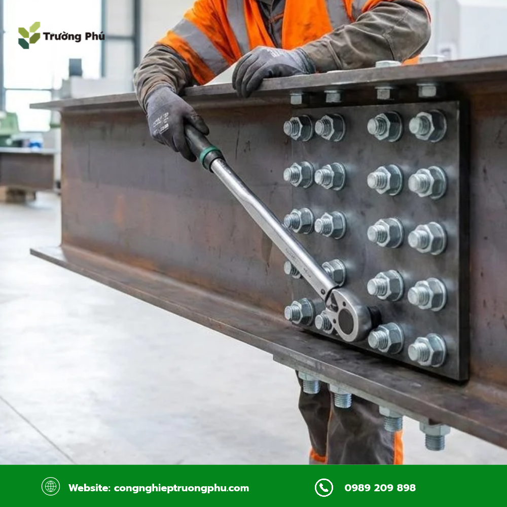 Bảng tra lực kéo đứt và lực căng trước của bulong cường độ cao theo cỡ ren, cấp bền.