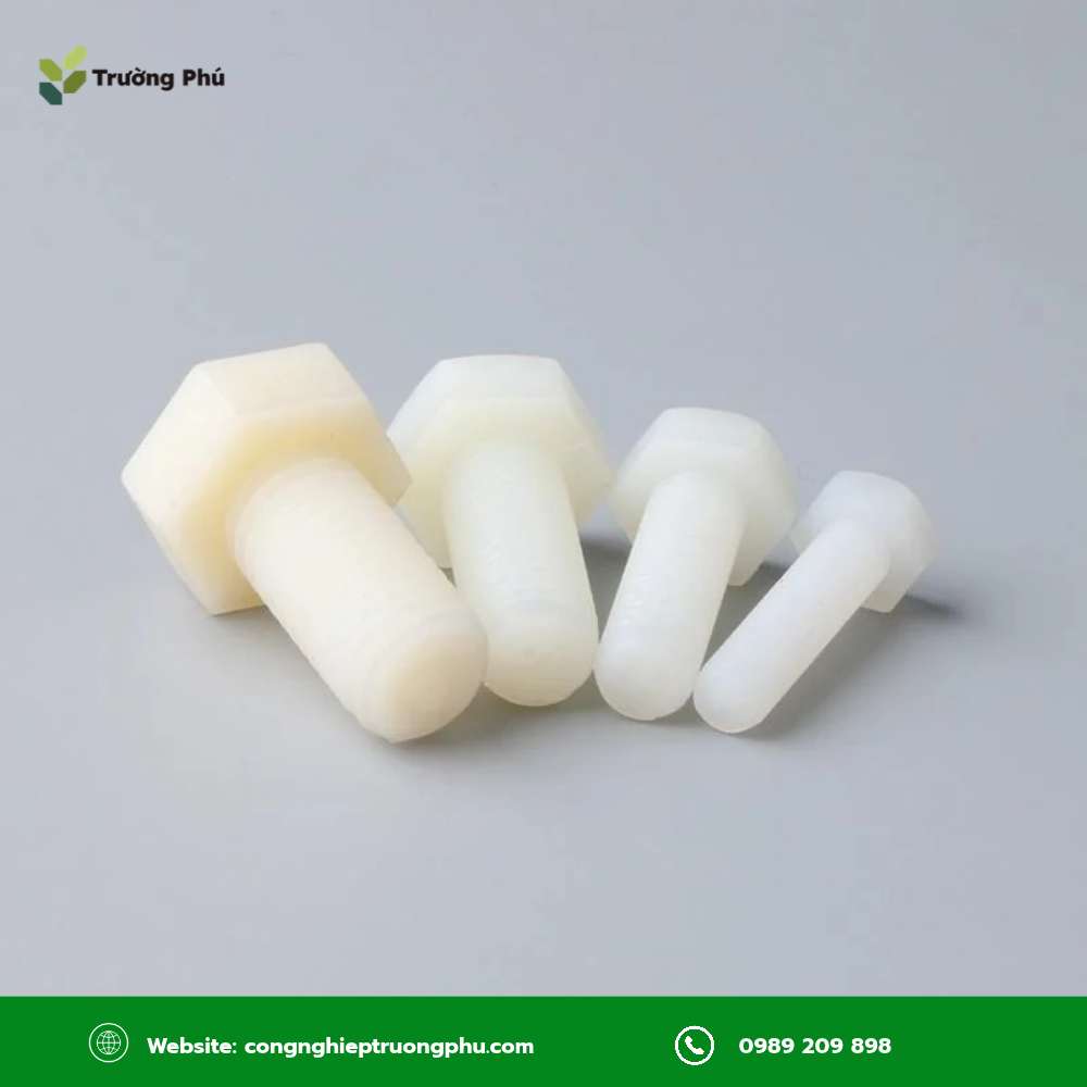 Bulong nhựa có ưu điểm cách điện, chống gỉ, nhẹ và kháng hóa chất.