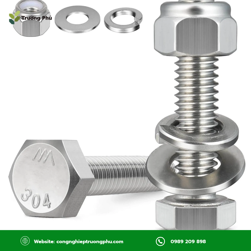 Bulong inox 304 có khả năng chống gỉ tốt nhưng chịu lực kém hơn thép cường độ cao.